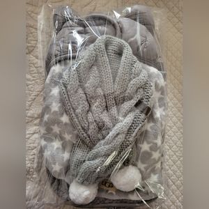 Ugg Dog Bundle - Coat (M), PJ's (L), Scarf
